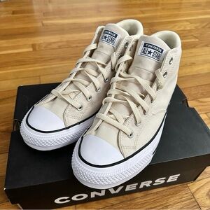 Converse Chuck Taylor All Star Malden Street Mid Ivory Shoe Mens Sz 11.5 A09458F